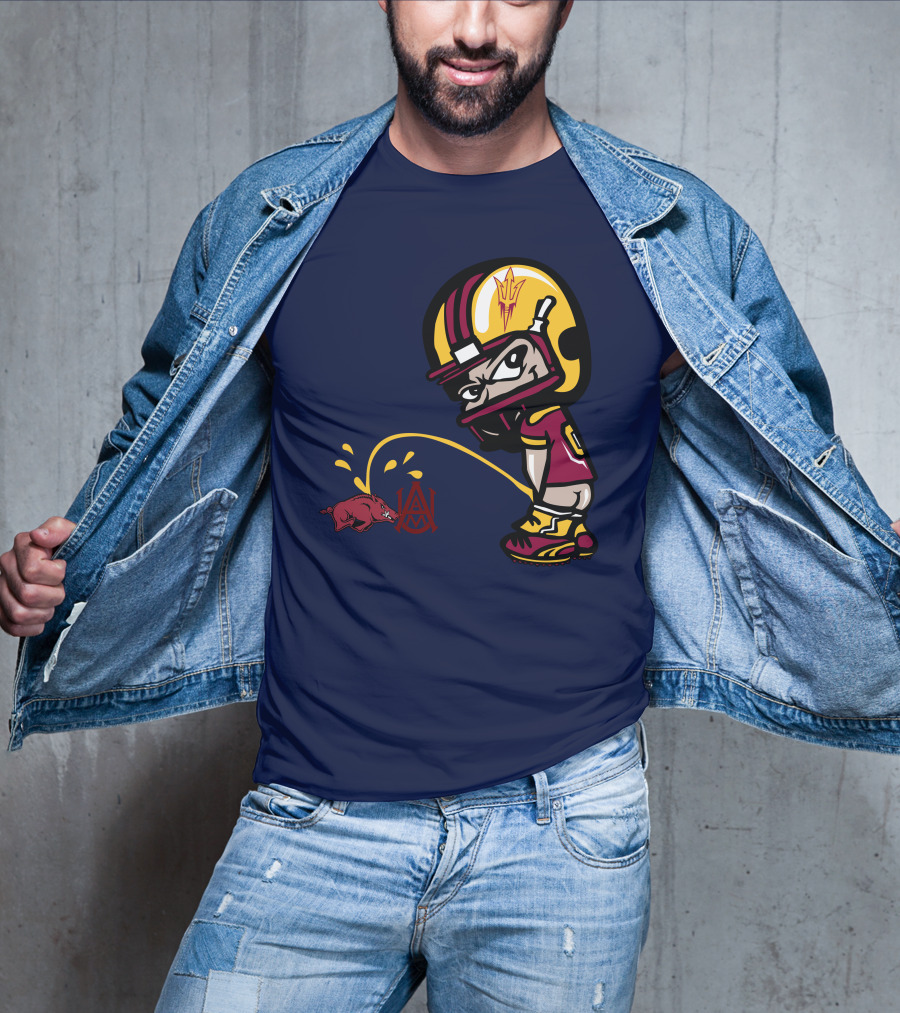 Arizona State Sun Devils Rivalry Game With Arkansas Razorbacks T-Shirt