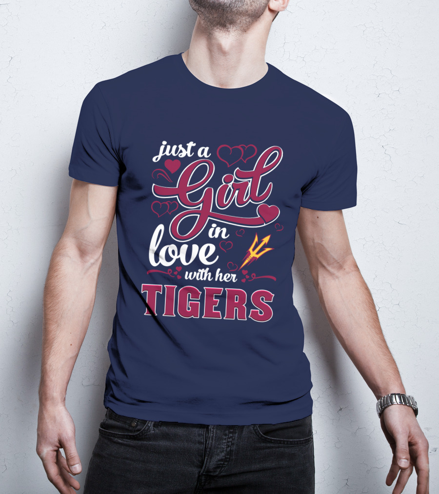 Just A Girl In Love With Her Tigers T-Shirt