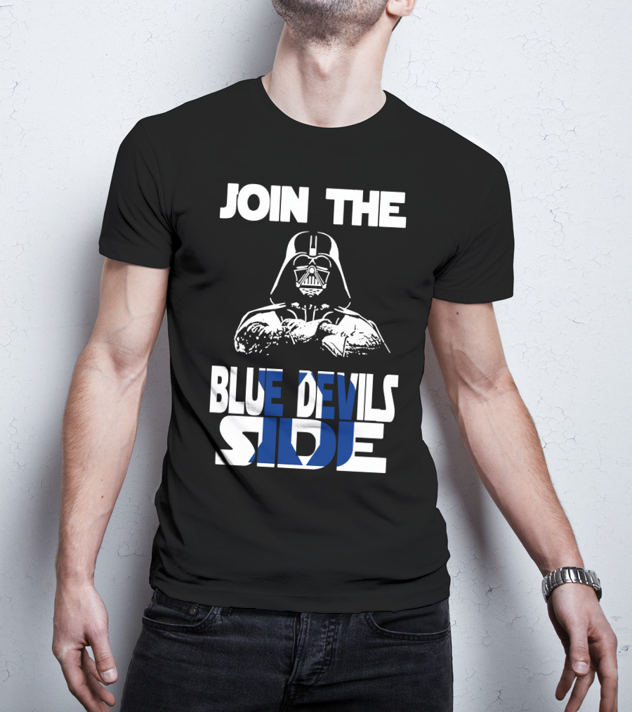 Join The Blue Devils Side T-Shirt