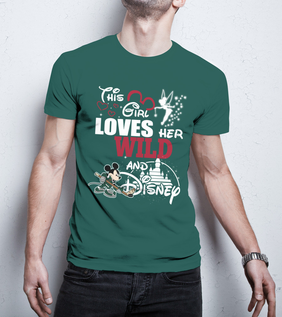 This Girl Loves Her Wild And Disney T-Shirt