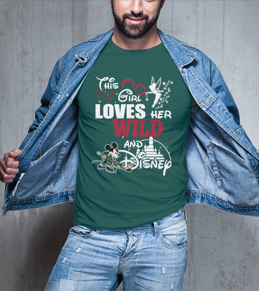 This Girl Loves Her Wild And Disney T-Shirt