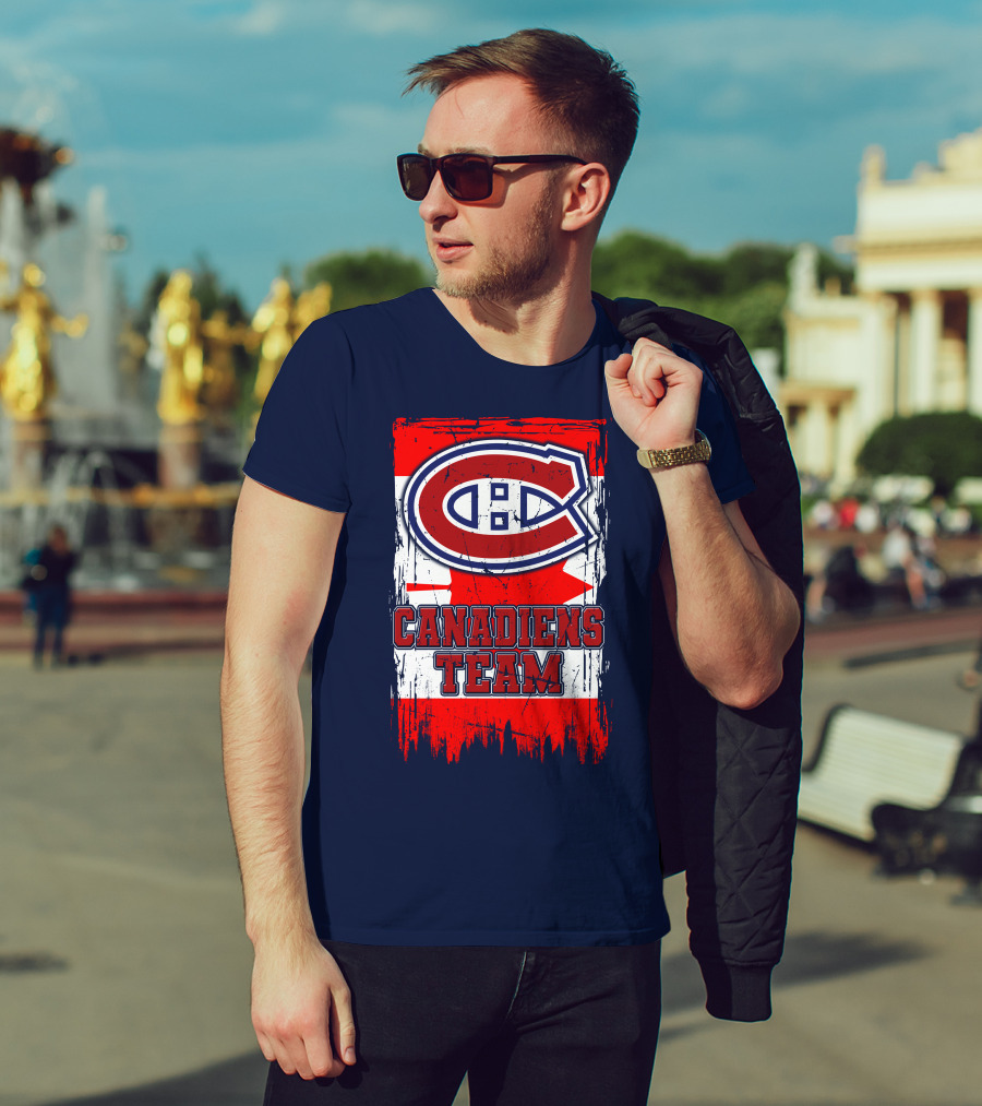 Montreal Canadiens Team Flag T-Shirt