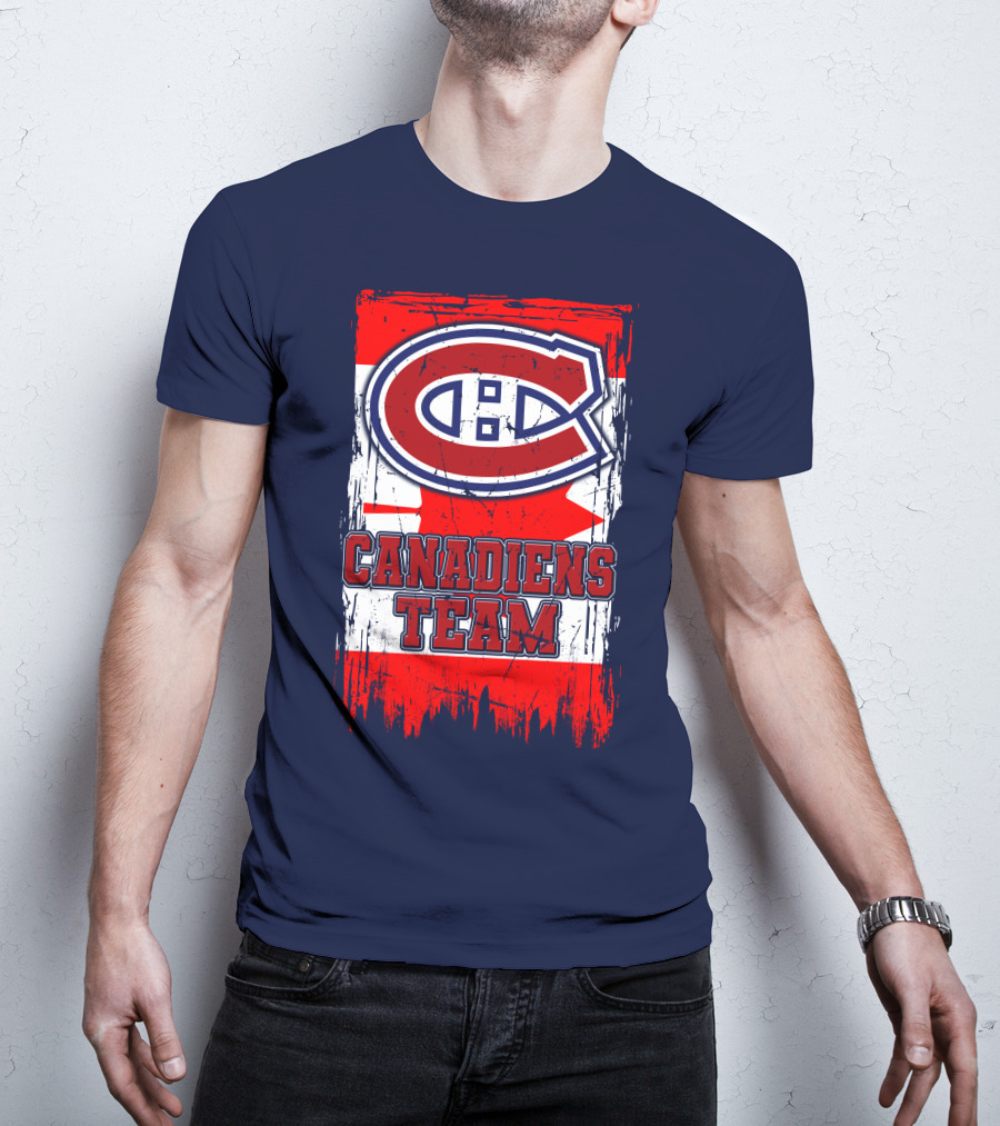 Montreal Canadiens Team Flag T-Shirt