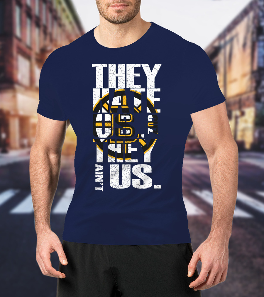 They Hate Us Cause They Ain't Us Boston Bruins T-Shirt