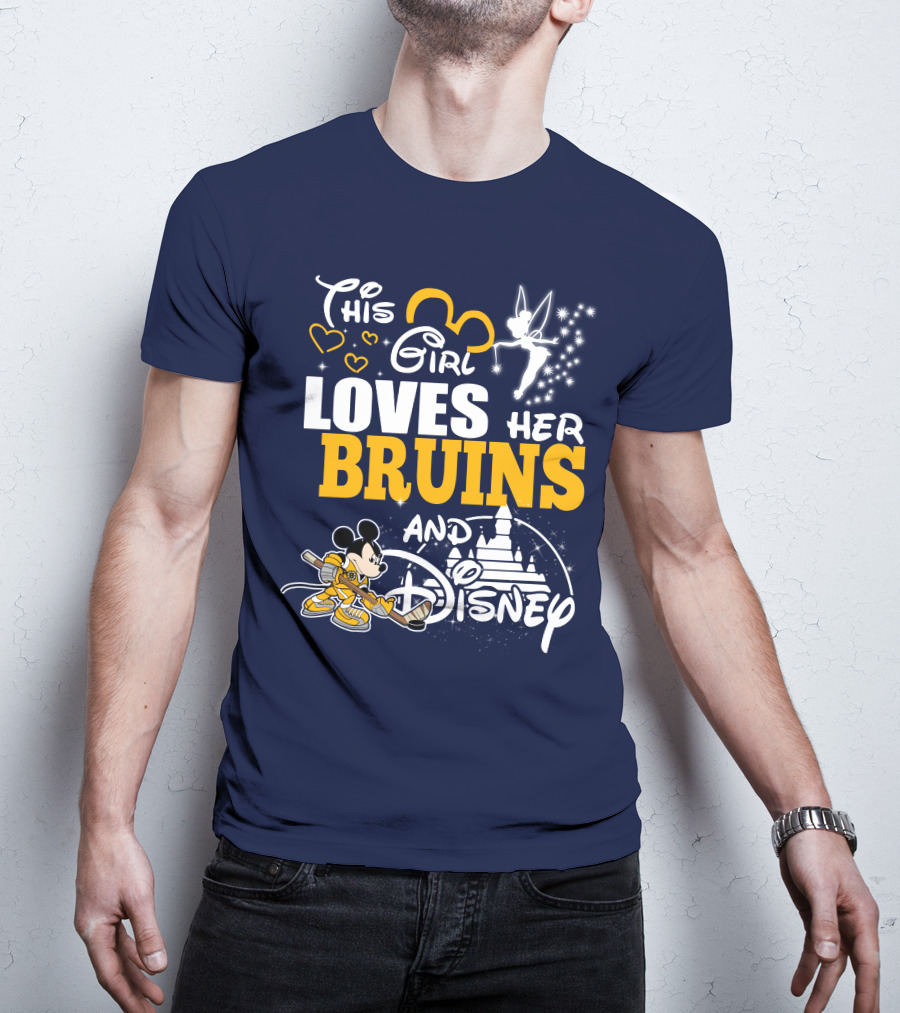 This Girl Loves Her Bruins And Disney T-Shirt