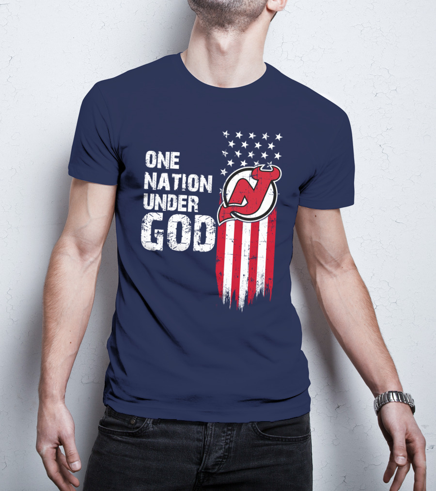One Nation Under God New Jersey Devils T-Shirt