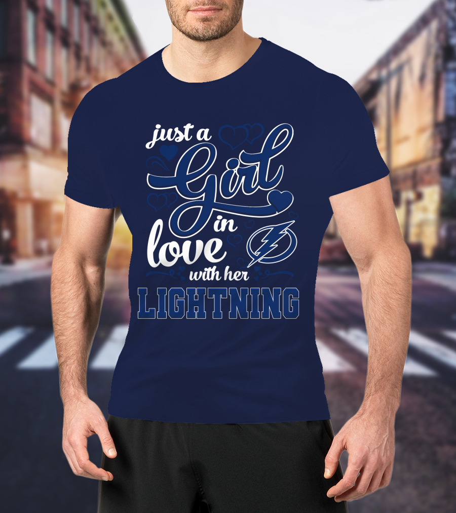 Just A Girl In Love With Her Tampa Bay Lightning T-Shirt