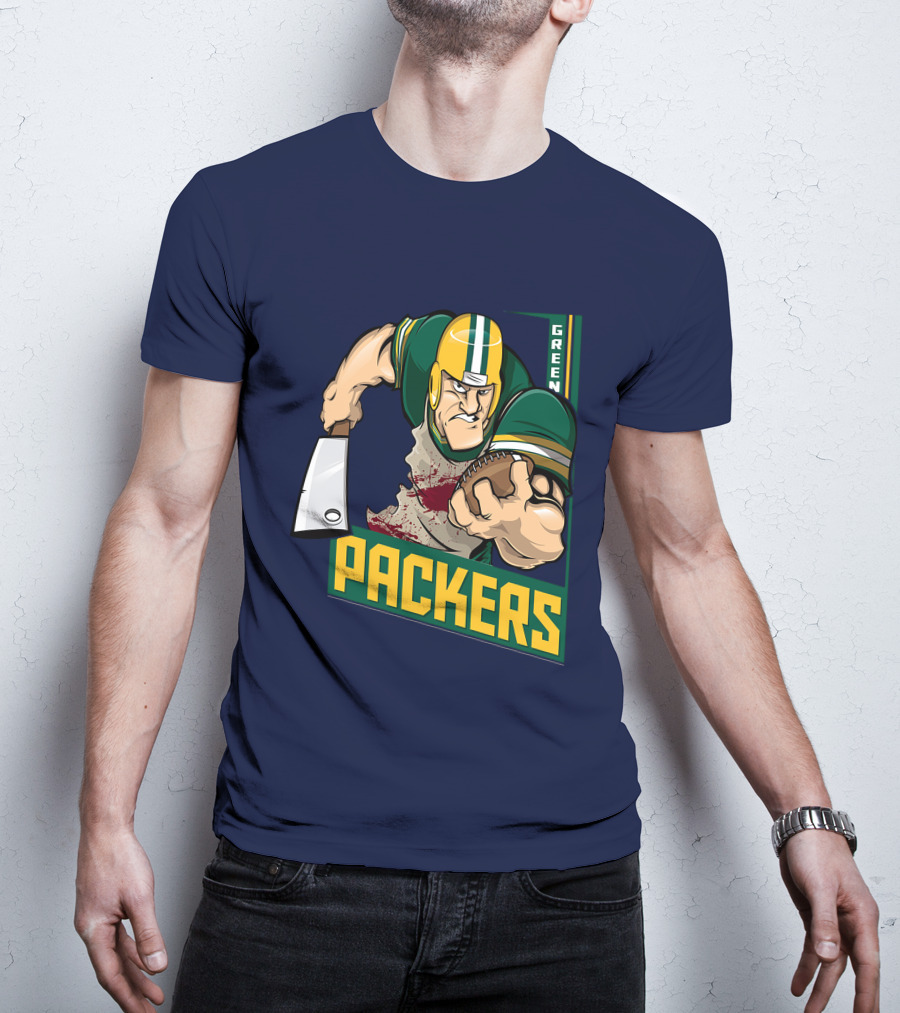 Green Bay Packers Tough Gridiron Warrior T-Shirt