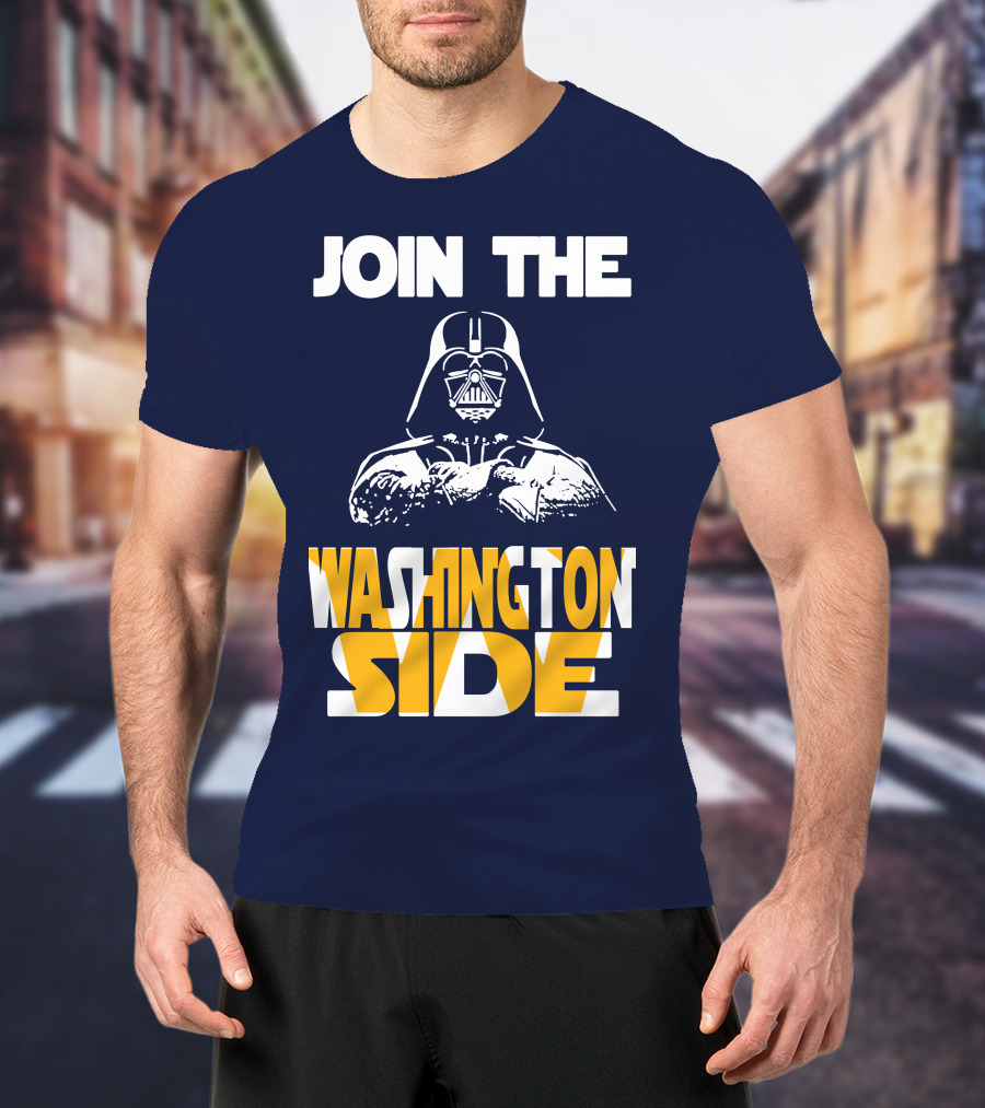 Join The Washington Side Darth Vader T-Shirt