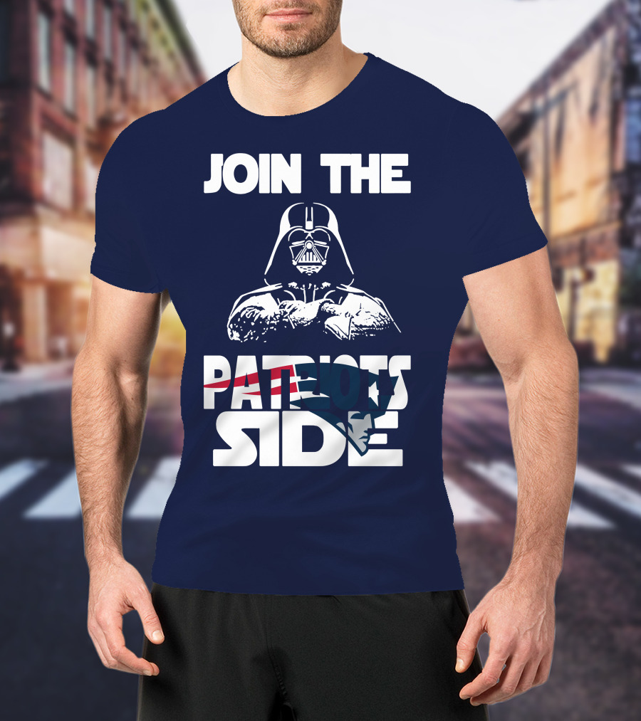 Join The New England Patriots Side T-Shirt