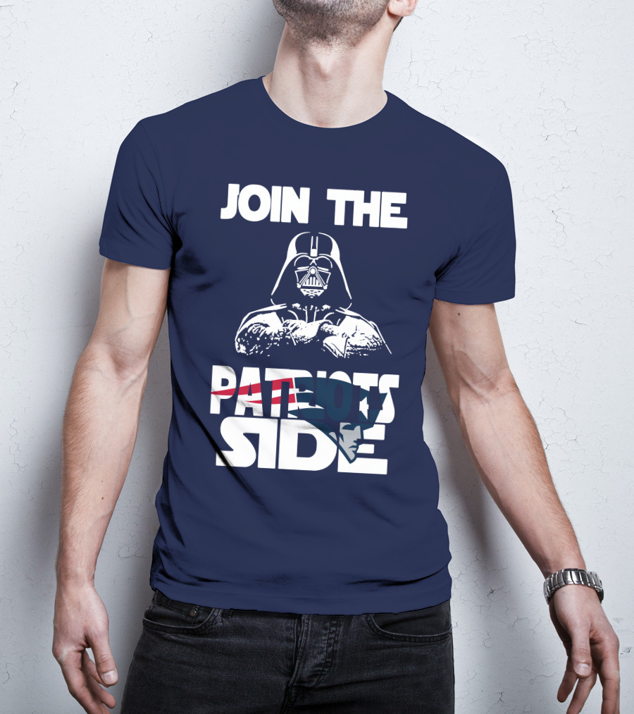 Join The New England Patriots Side T-Shirt