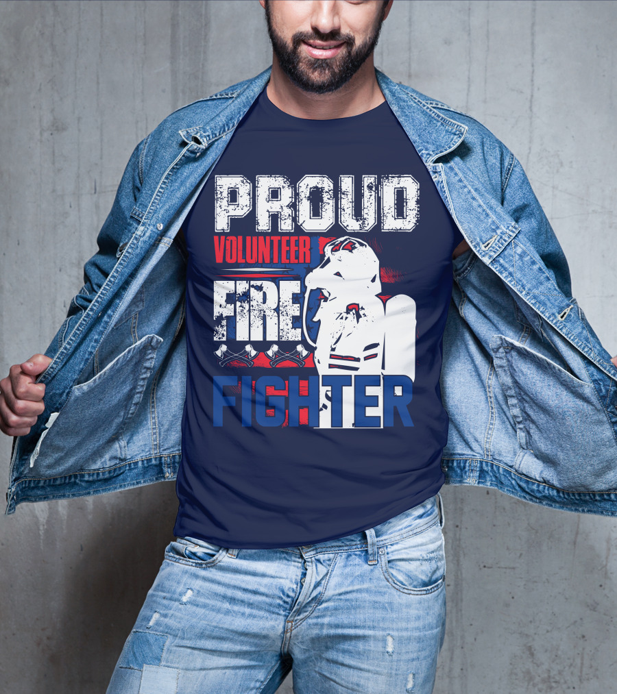 Proud Volunteer Firefighter T-Shirt