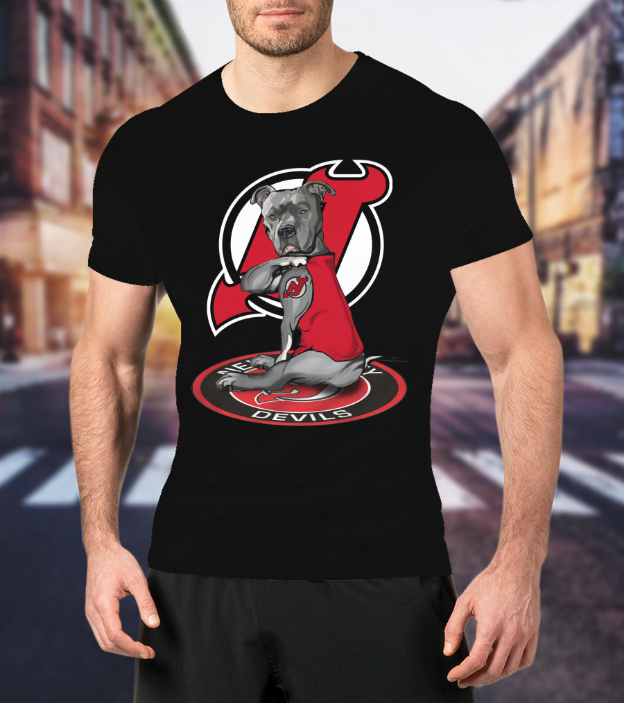 New Jersey Devils Dog Mascot 18 T-Shirt