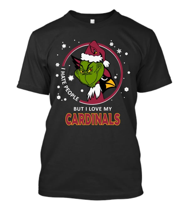 I Hate People But I Love My Arizona Cardinals T-Shirt