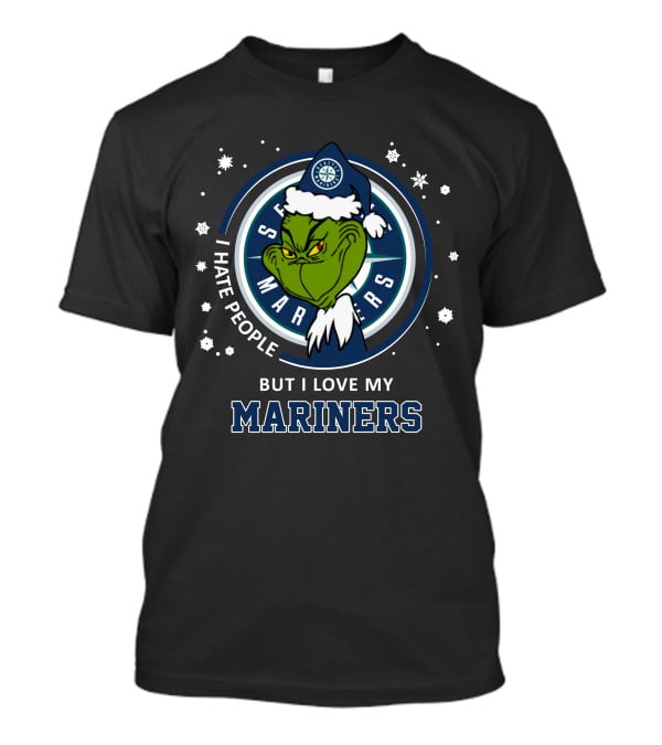 I Hate People But I Love My Seattle Mariners T-Shirt
