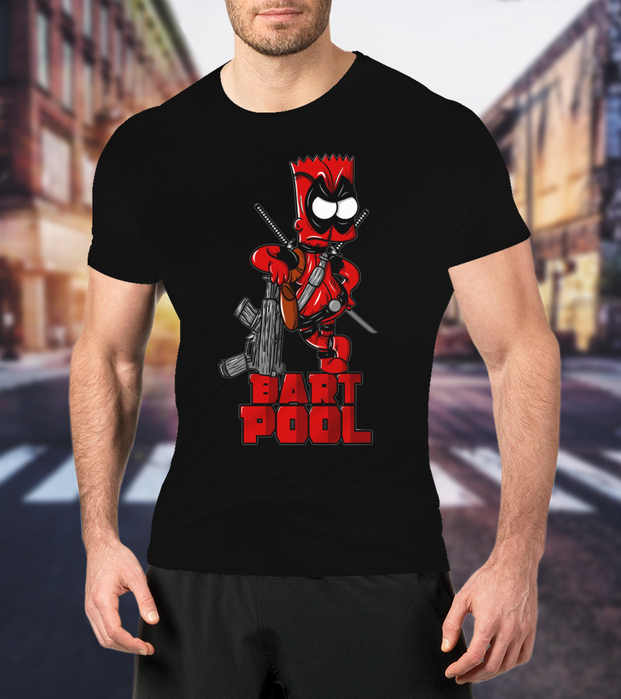 Bart Pool Ninja Attire T-Shirt