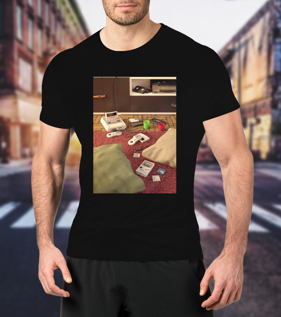 80's Kid Retro Gaming Console And Handheld Nostalgia T-Shirt