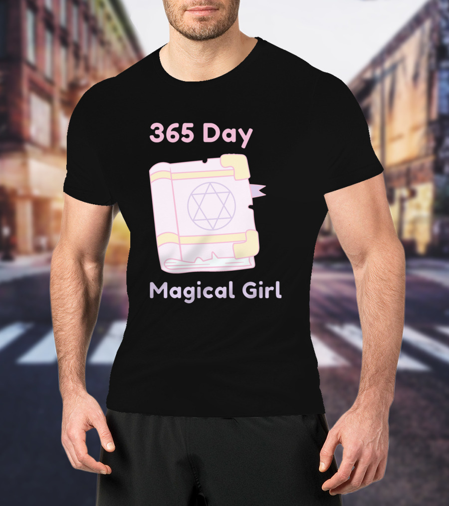 365 Day Magical Girl Pastel Spellbook Star Emblem T-Shirt