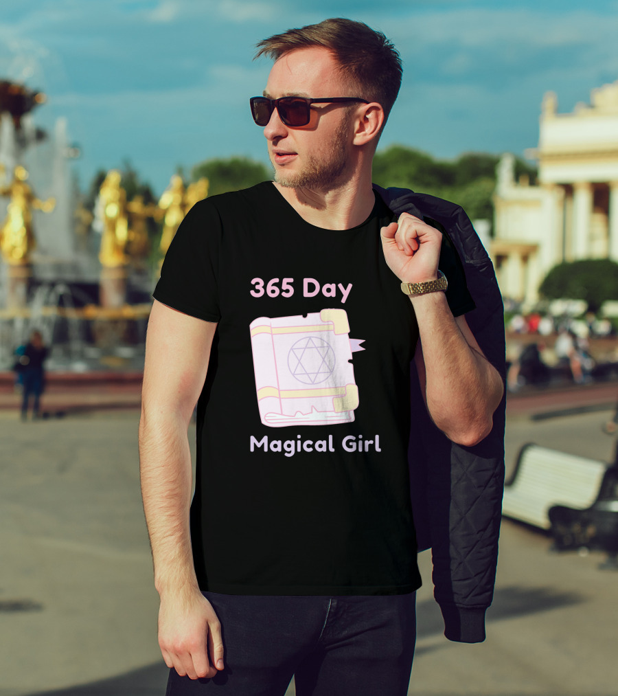 365 Day Magical Girl Pastel Spellbook Star Emblem T-Shirt