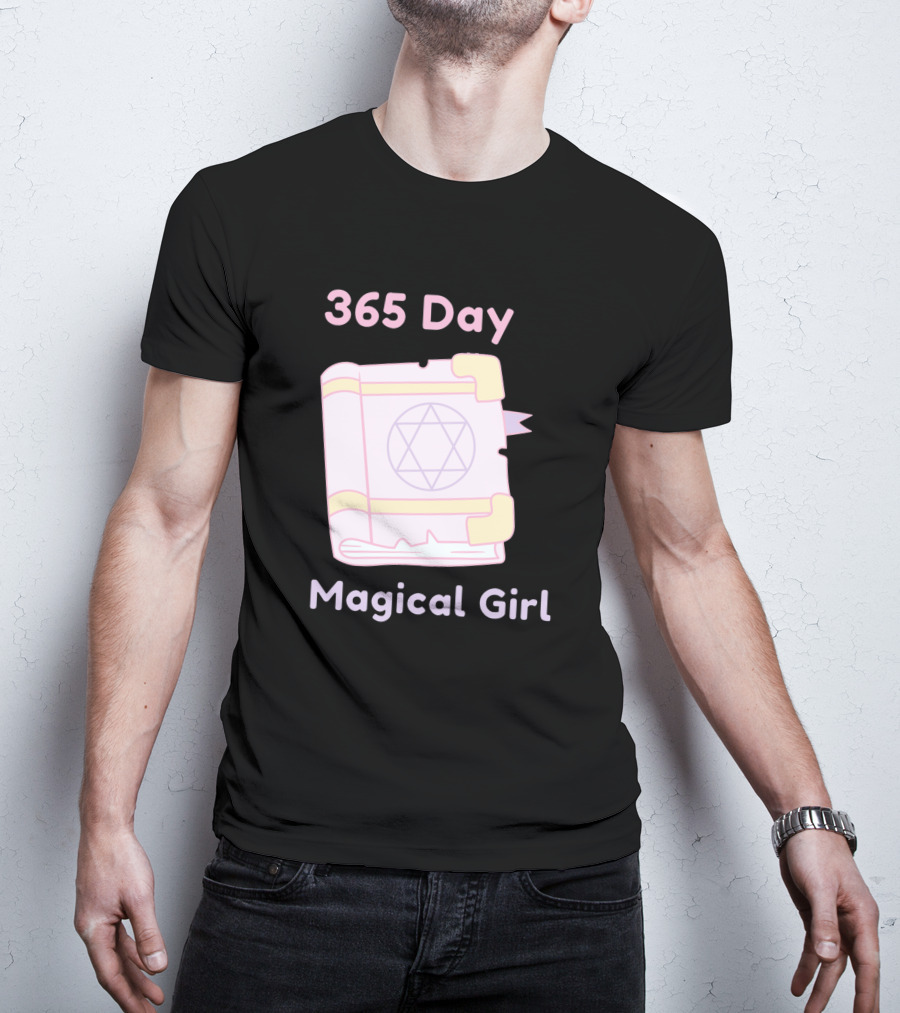 365 Day Magical Girl Pastel Spellbook Star Emblem T-Shirt