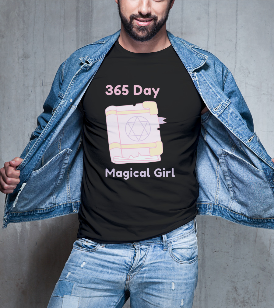 365 Day Magical Girl Pastel Spellbook Star Emblem T-Shirt