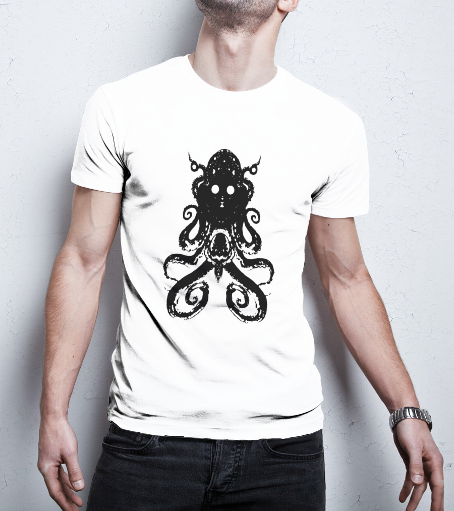 Alien Del Área 51 Kraken Octopus T-Shirt