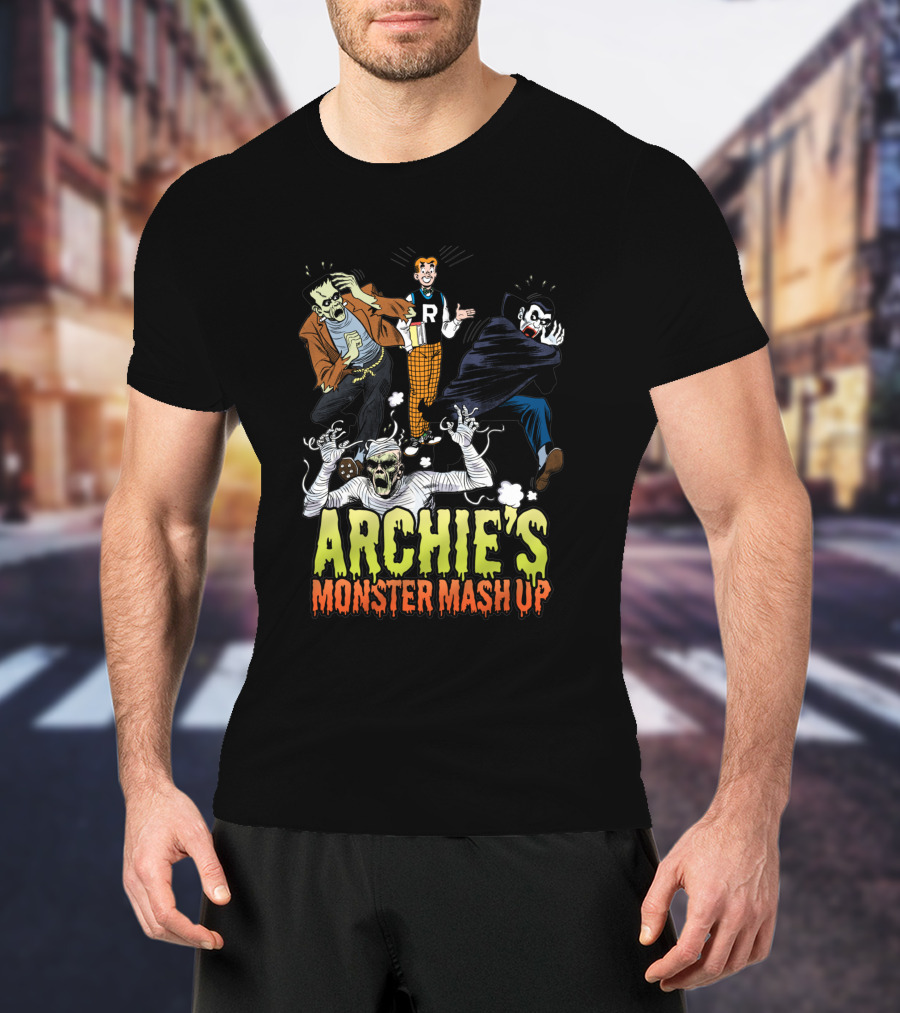Archie's Monster Mash Up With Classic Movie Creatures 1722483 T-Shirt