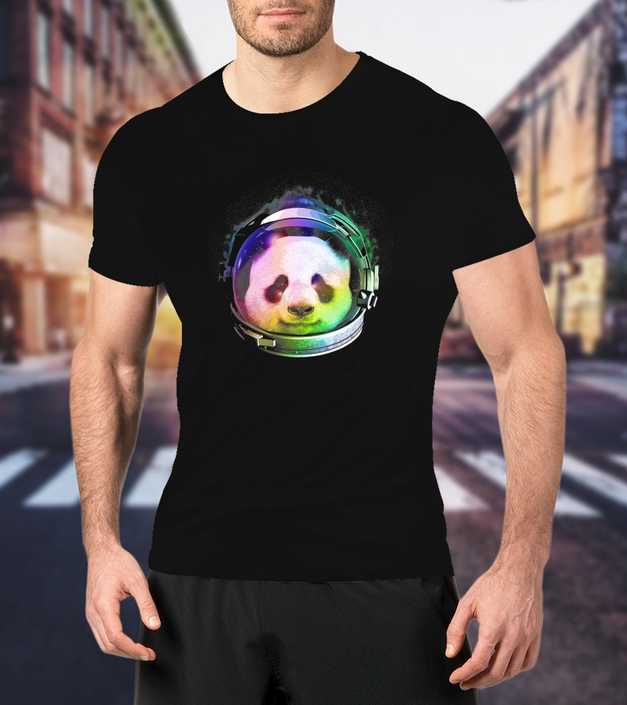 Astronaut Panda Rainbow Space Helmet 1170965 T-Shirt
