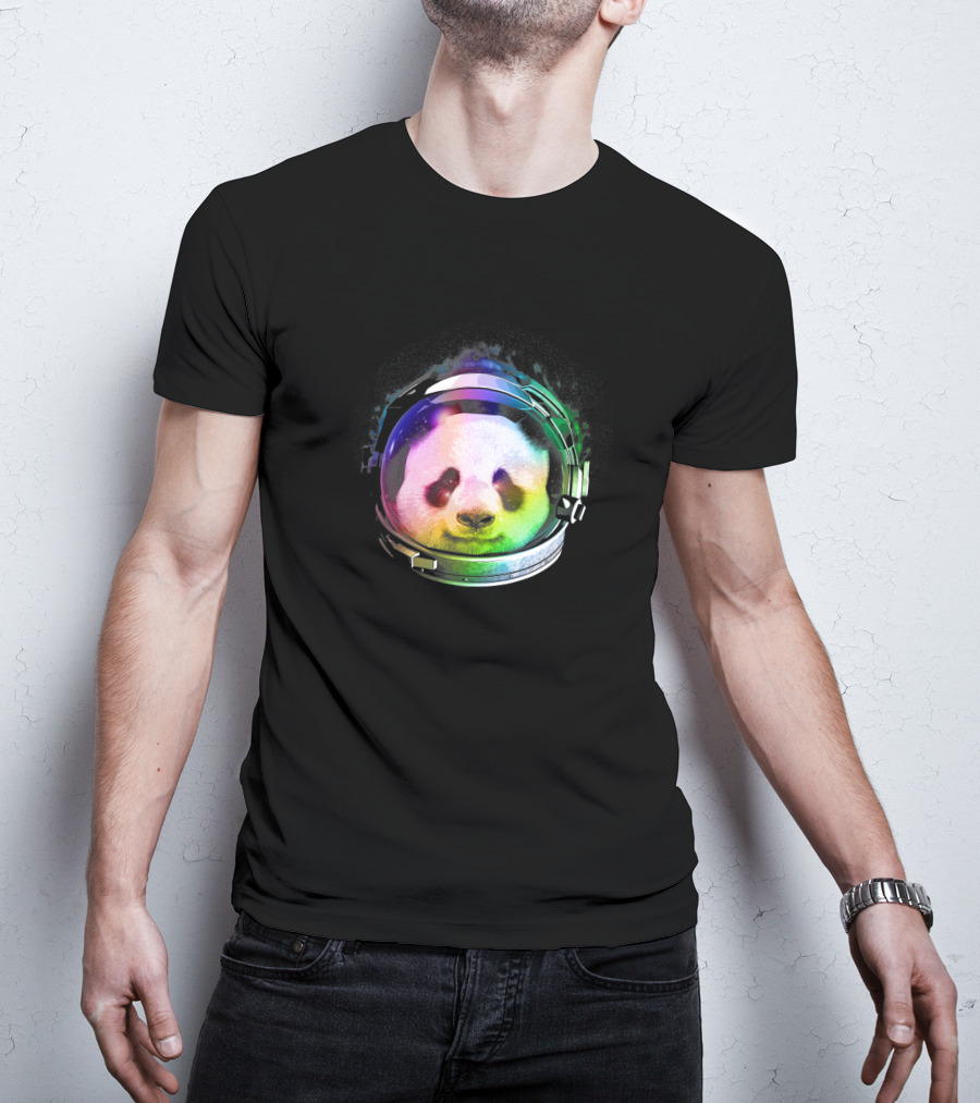 Astronaut Panda Rainbow Space Helmet 1170965 T-Shirt