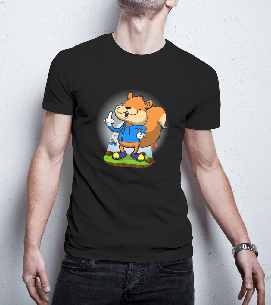 Conker's Bad Fur Day Squirrel Character 6324 T-Shirt