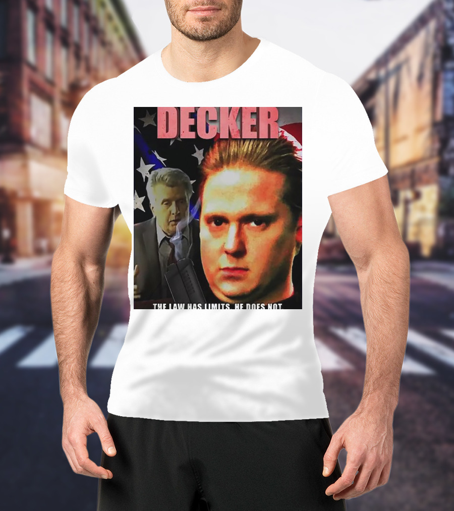 DECKER The Law Has Limits He Does Not On Cinema At The Cinema T-Shirt