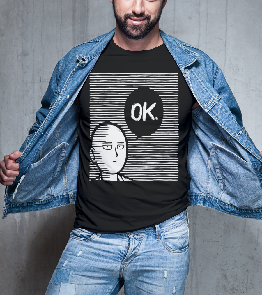 One Punch Man OK Comic T-Shirt