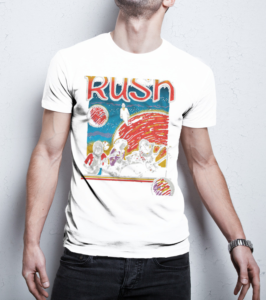 Rush Band Retro Space T-Shirt