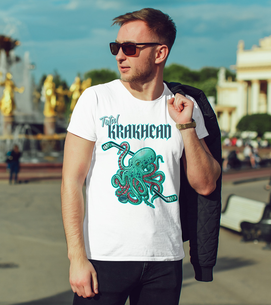 Total Krakhead Seattle Kraken Hockey Tentacles T-Shirt