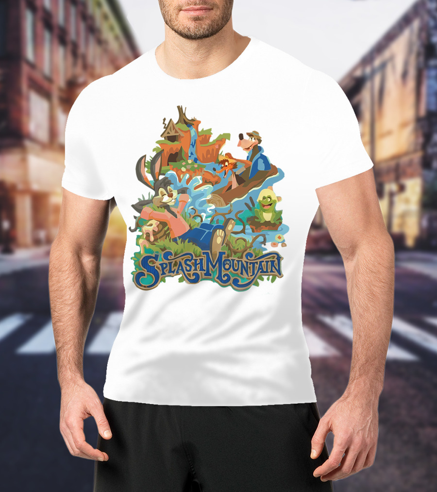 Splash Mountain Disney Characters Adventure T-Shirt