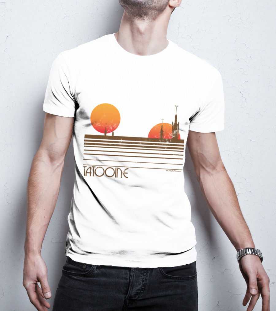Star Wars Tatooine Sunset Twin Suns T-Shirt