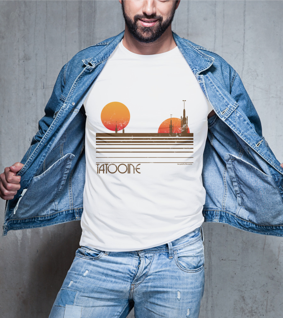 Star Wars Tatooine Sunset Twin Suns T-Shirt