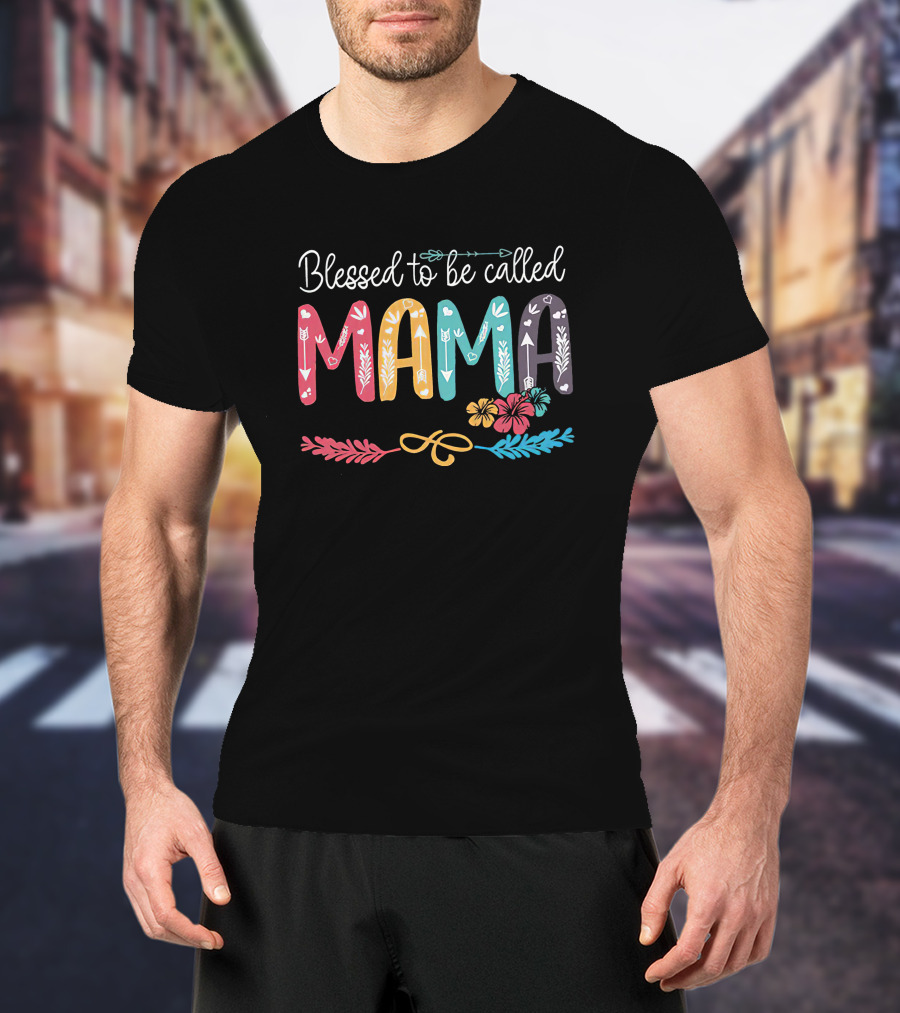 Blessed To Be Called Rainbow Mama T-Shirt