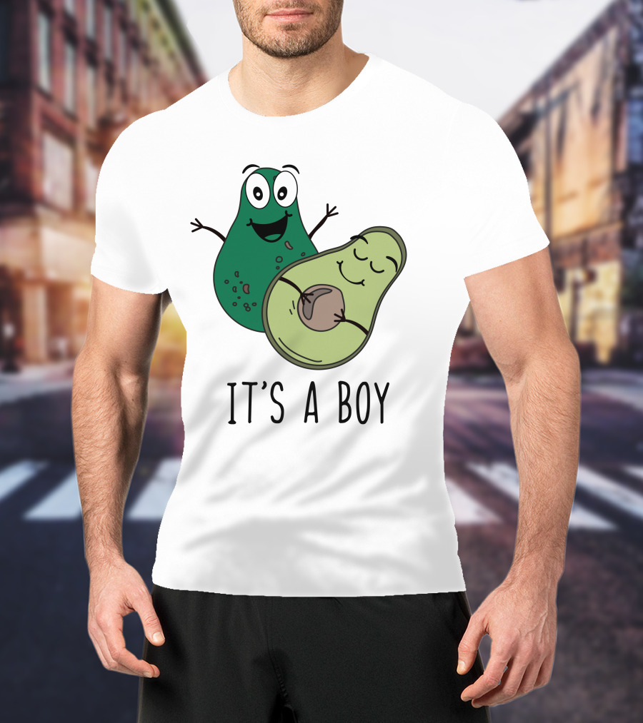 It's A Boy Avocado T-Shirt