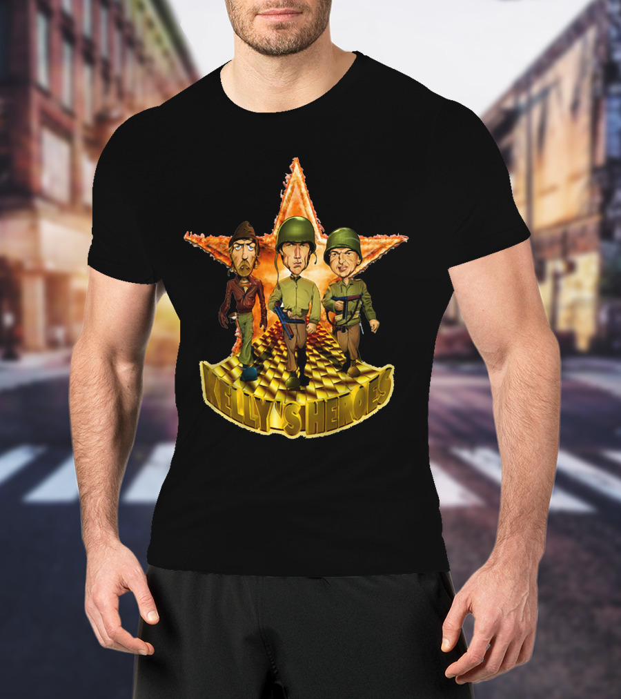 Kelly's Heroes 3 Soldiers Golden Star T-Shirt