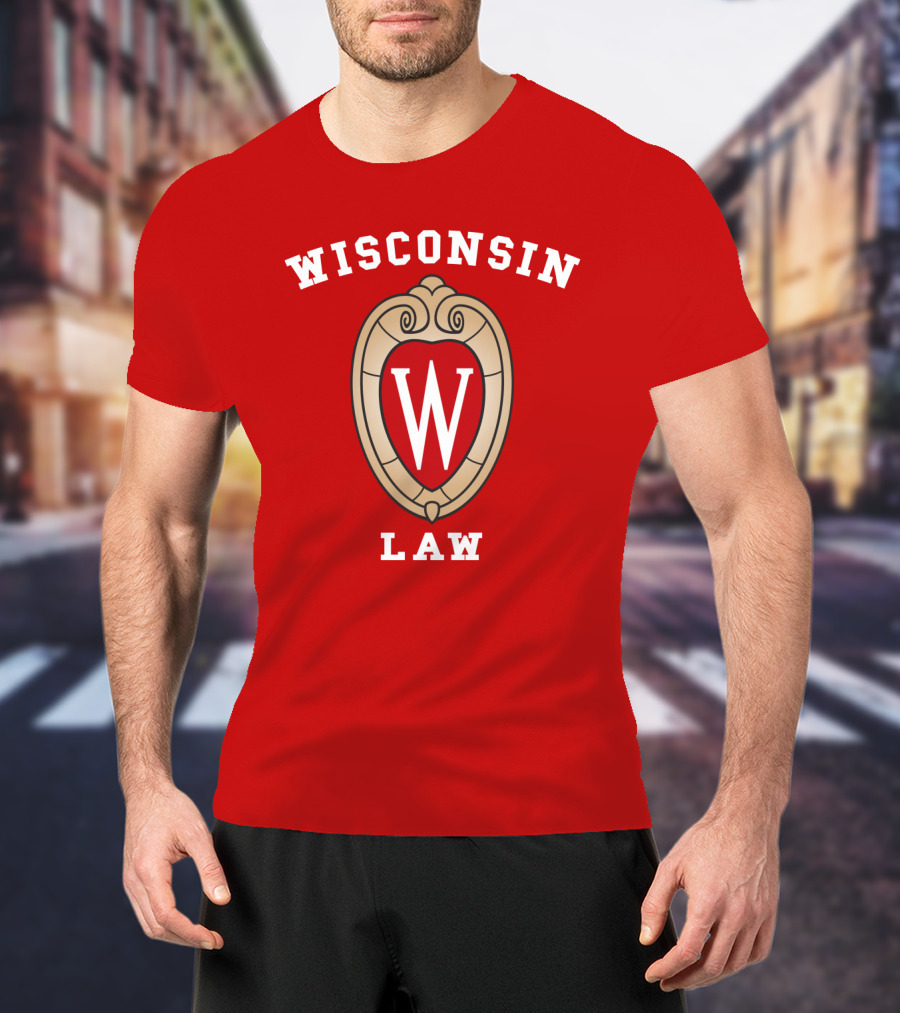 Wisconsin Law W Emblem T-Shirt