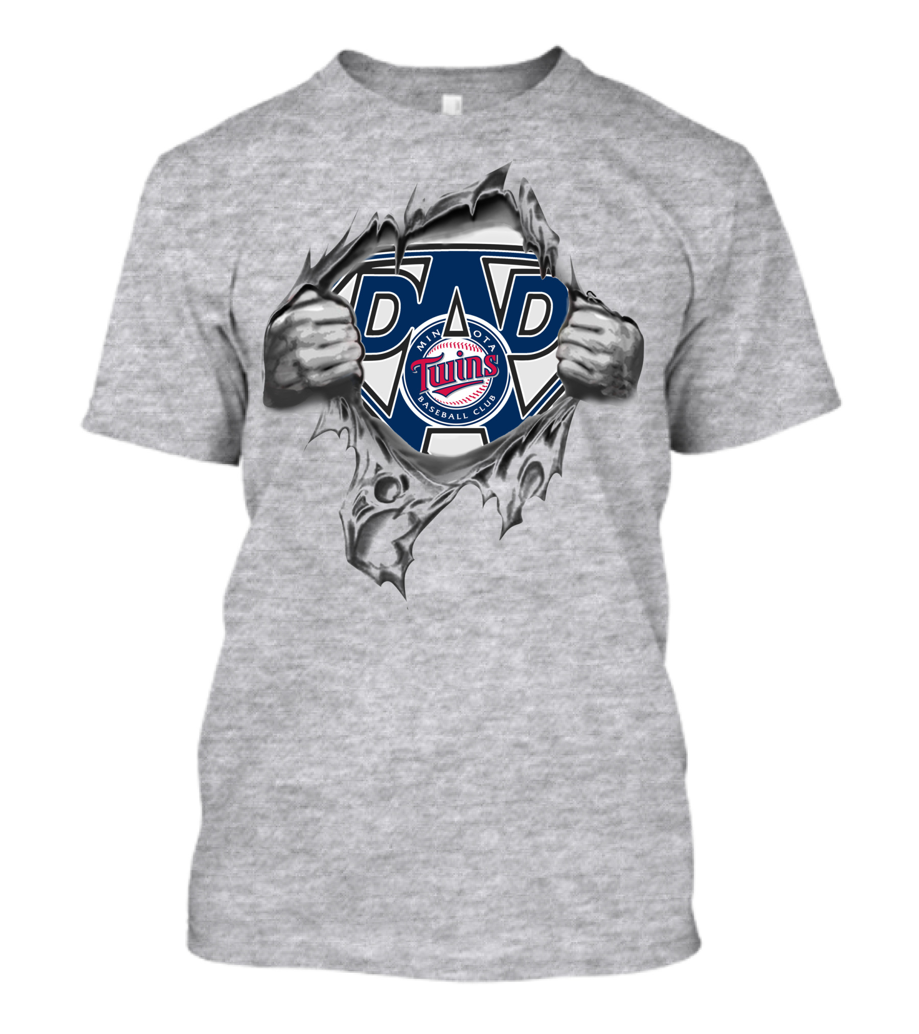 Minnesota Twins Super Dad Baseball Club T-Shirt