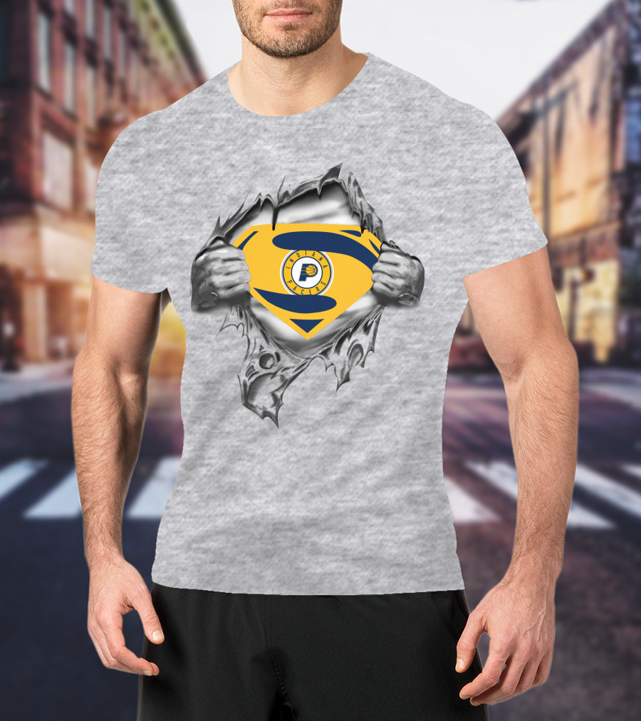 Indiana Pacers Breaking Through Super Emblem T-Shirt