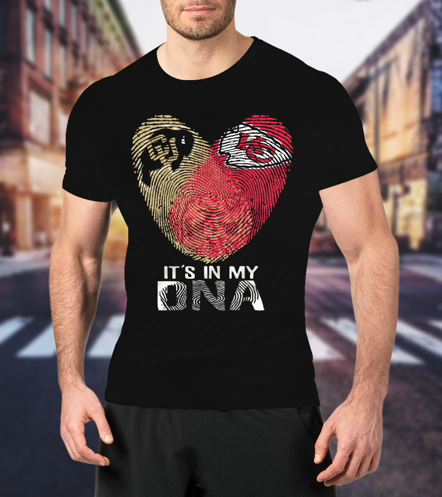Colorado Buffaloes Kc Chiefs It's In My Dna T-Shirt