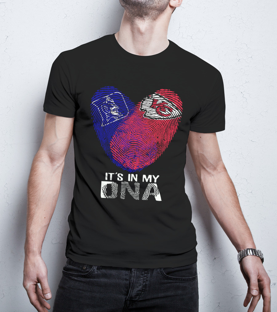 Duke Blue Devils Kansas City Chiefs It's In My Dna T-Shirt