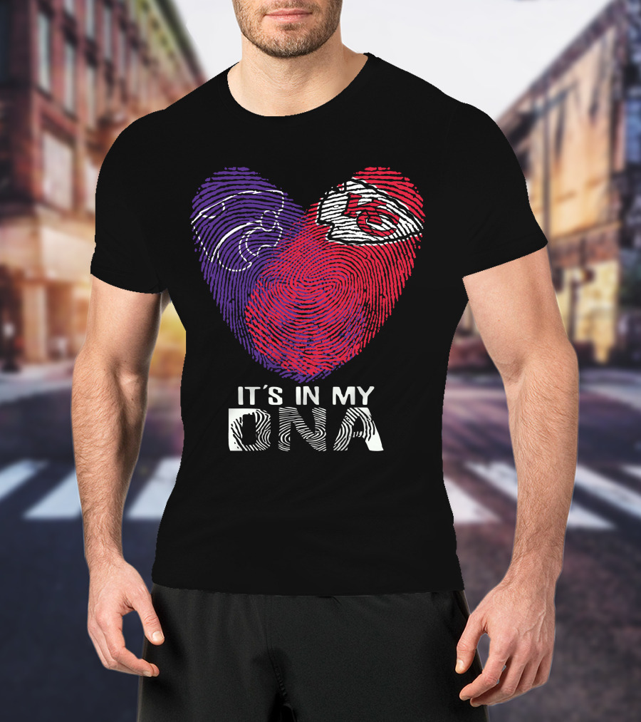 Kansas State Wildcats Chiefs It's In My Dna T-Shirt