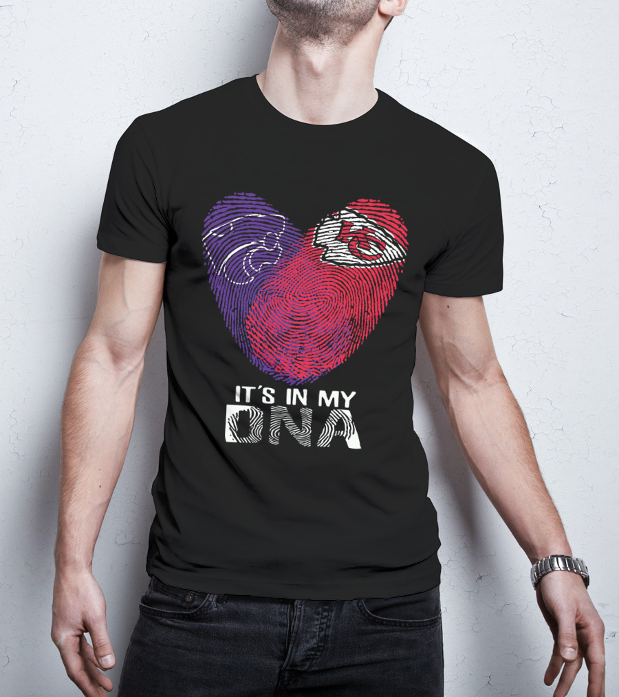 Kansas State Wildcats Chiefs It's In My Dna T-Shirt