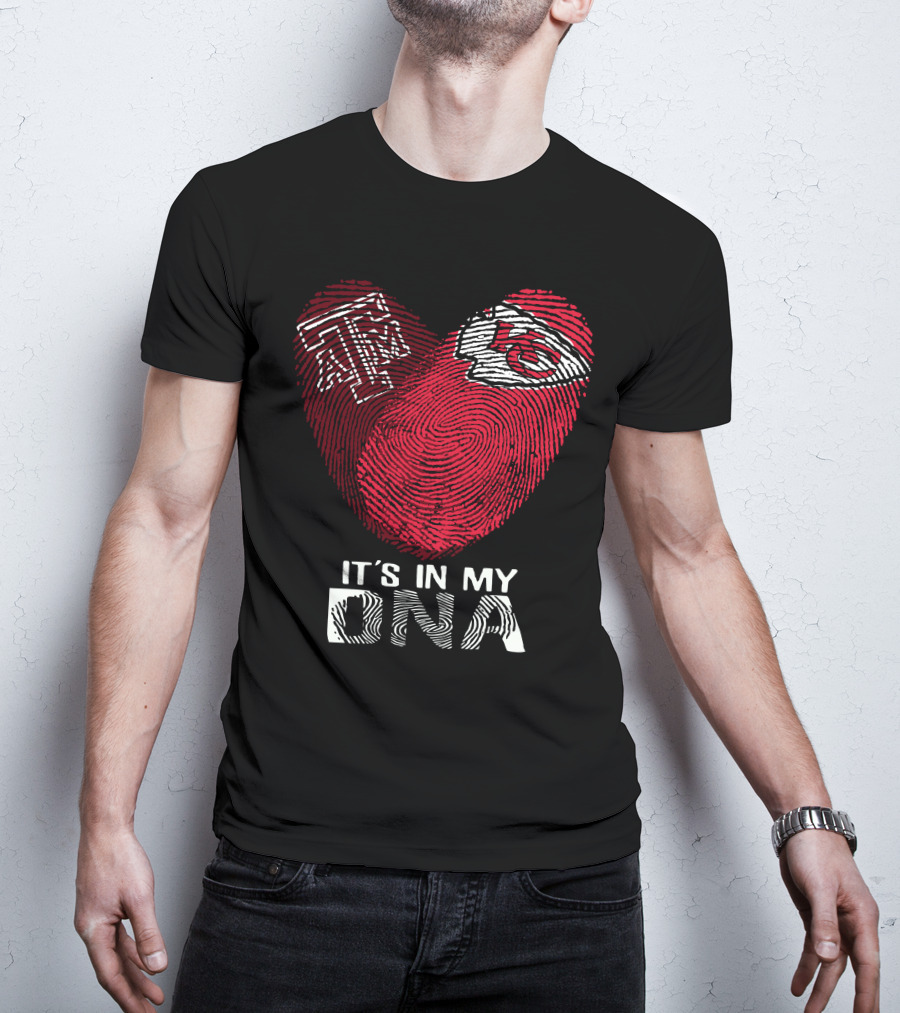 Texas A&M Aggies Kansas City Chiefs It's In My DNA T-Shirt