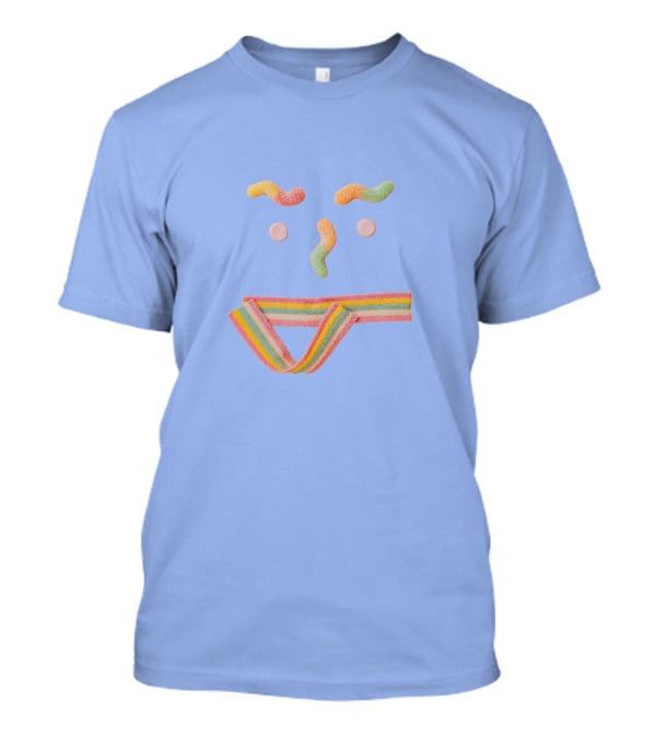 Sugar Smile Candy Face Rainbow T-Shirt