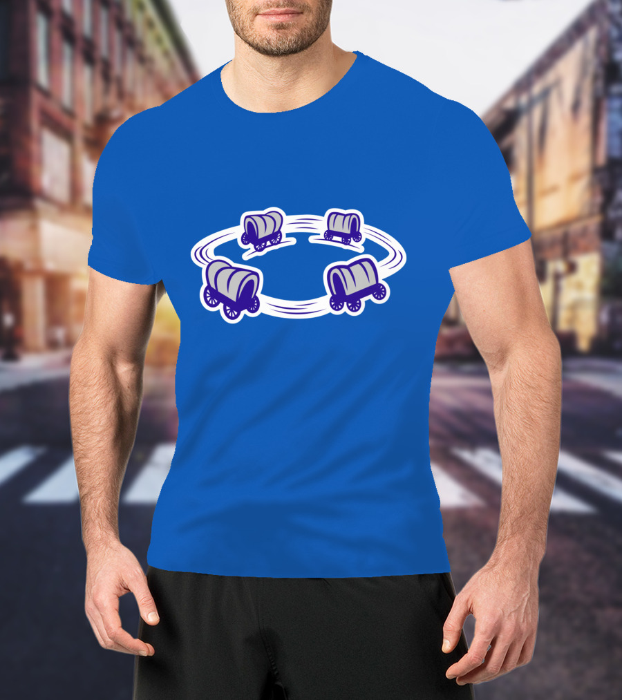Circle The Wagons Buffalo Football Team Inspired Concept T-Shirt